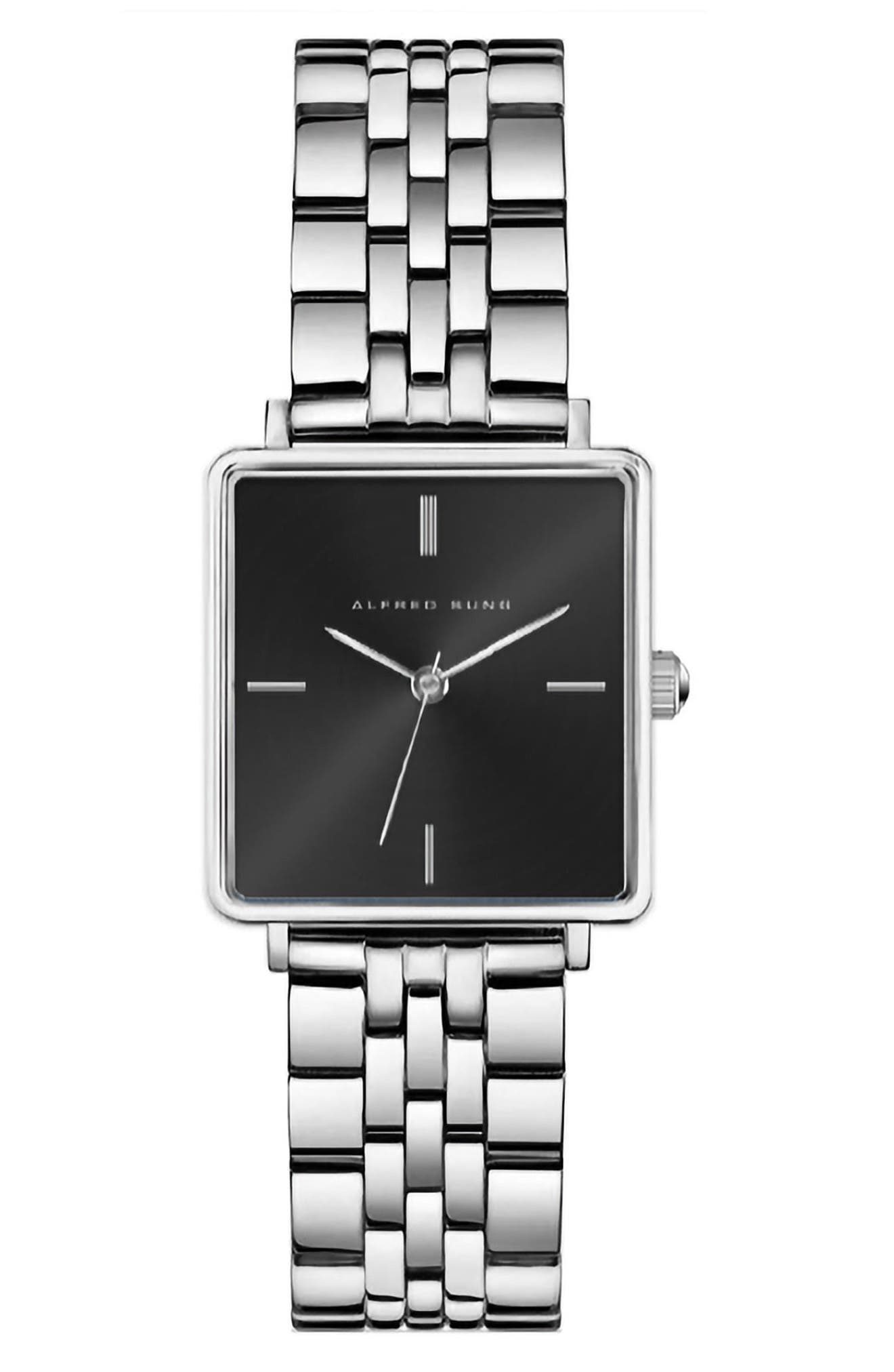 Alfred Sung Harmony Square Bracelet Watch, 22mm x 24mm