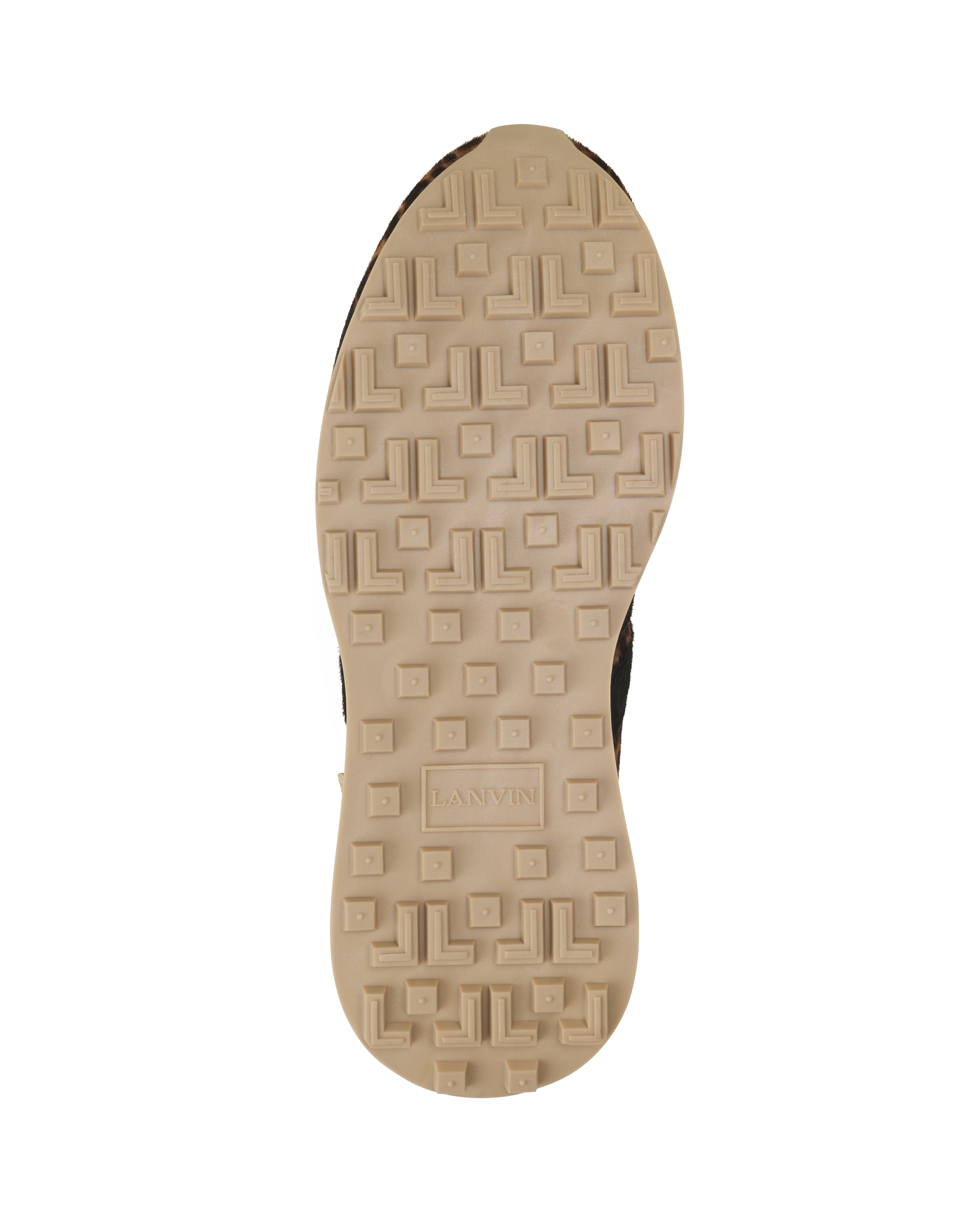 Lanvin Leopard Print Bumpr Sneakers In Pony, Alternate, color, Leopard