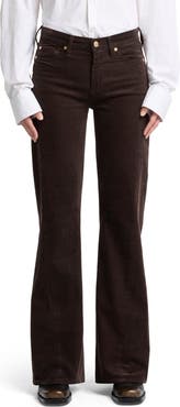 7 For All Mankind Dojo Tailorless Twist Seam Flare Corduroy Pants