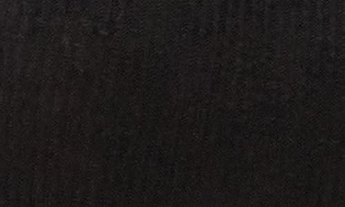 Michael Stars Lara Ribbed Mock Neck Top In Black