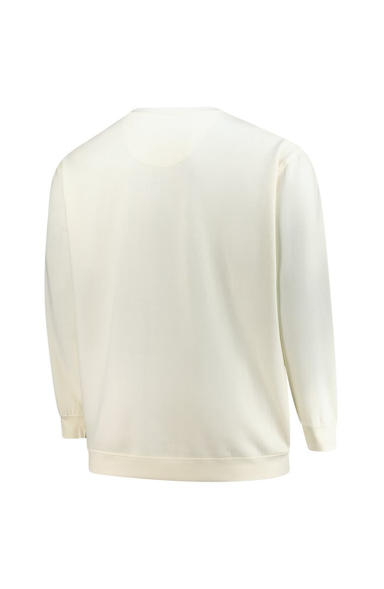 PROFILE Men's Profile Cream Dallas Cowboys Big & Tall Fleece Sweatshirt, Alternate, color, Cream