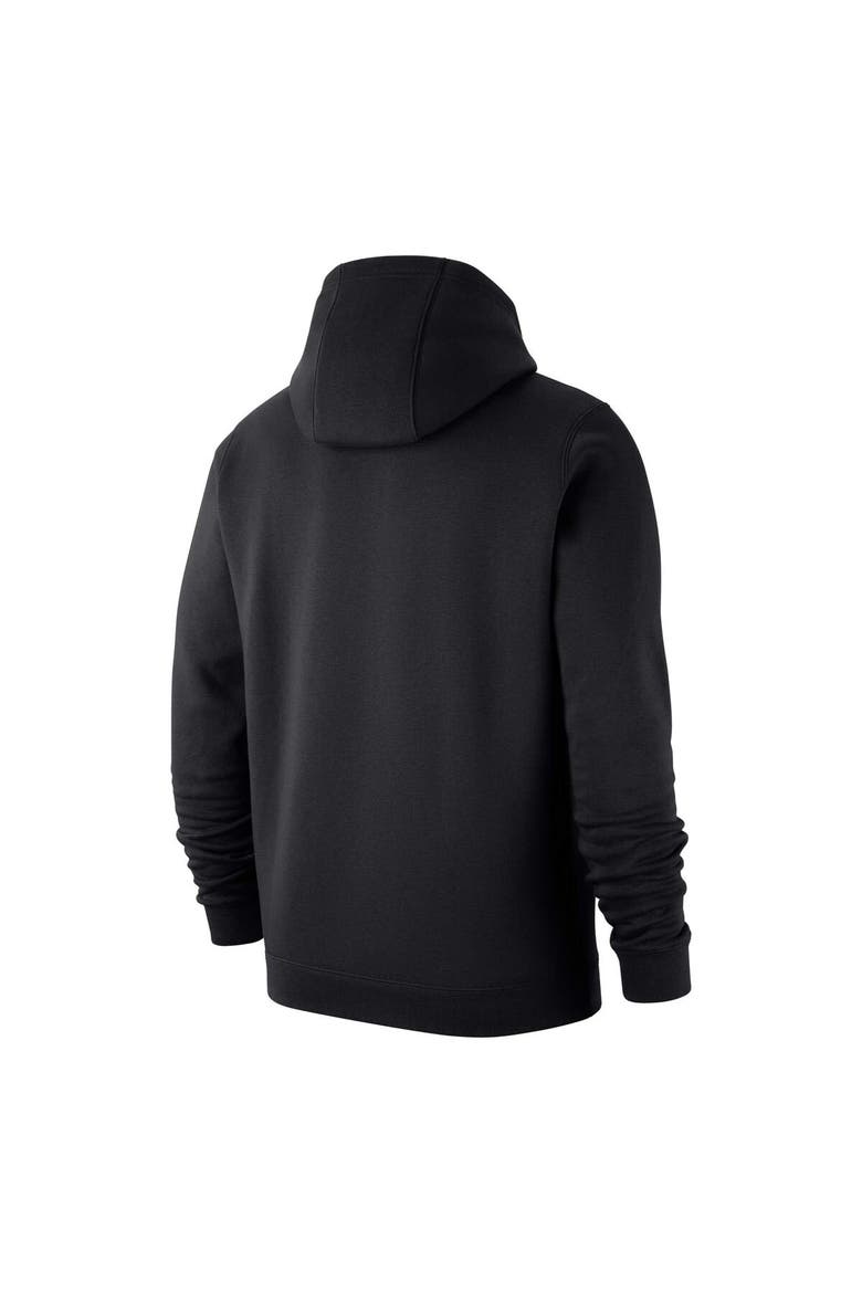 Men's Nike Black Virginia Cavaliers Dark Mode Fleece Pullover Hoodie, Alternate, color, Black