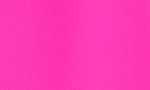 Chaus Split Neck Georgette Blouse In Pink