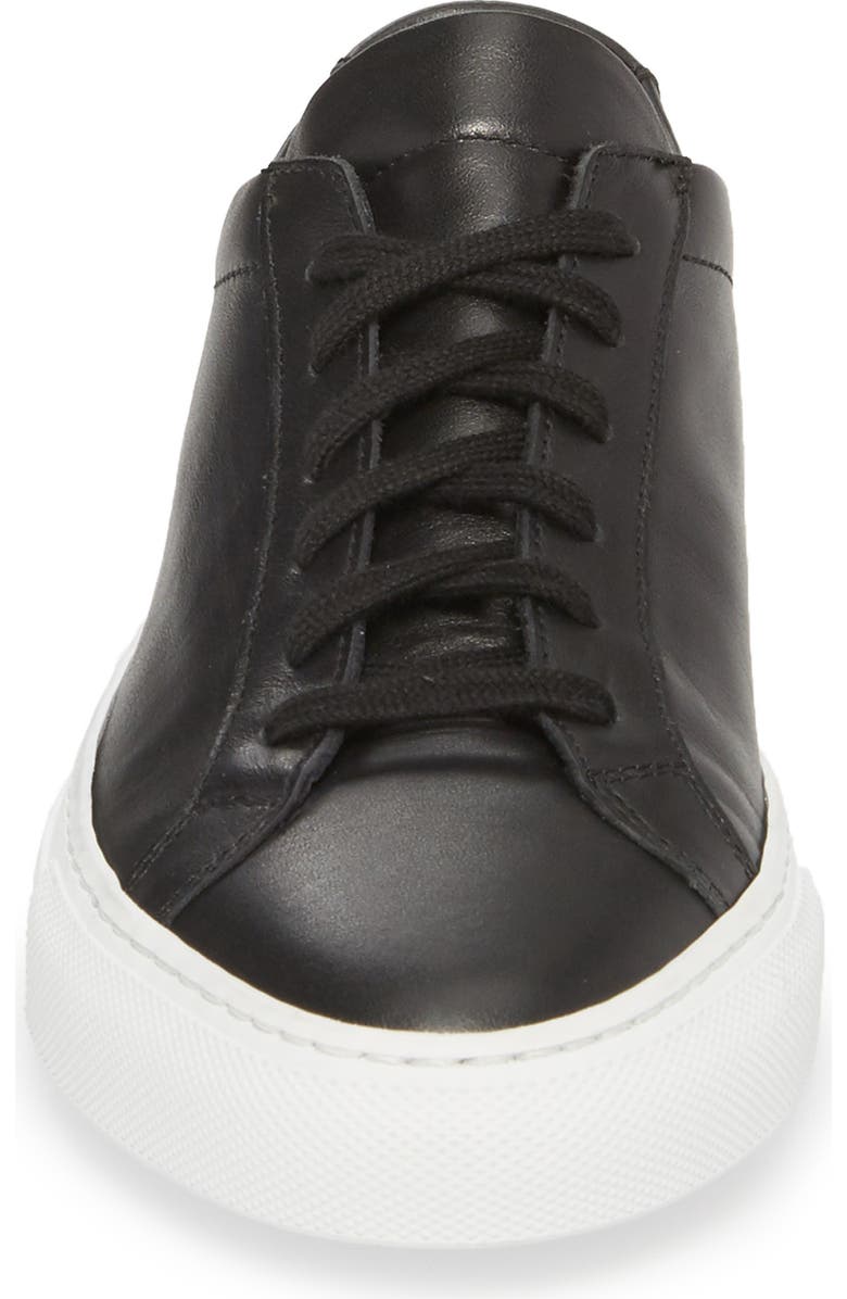 Common Projects Original Achilles Low Sneaker, Alternate, color, Black