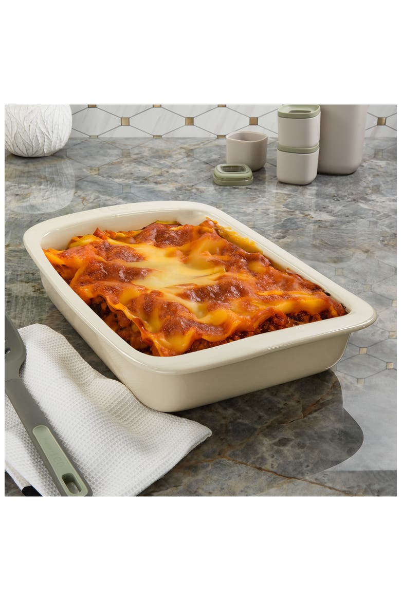 Leo Balance Rectangular Baking Dish, Alternate, color, MOONBEAM