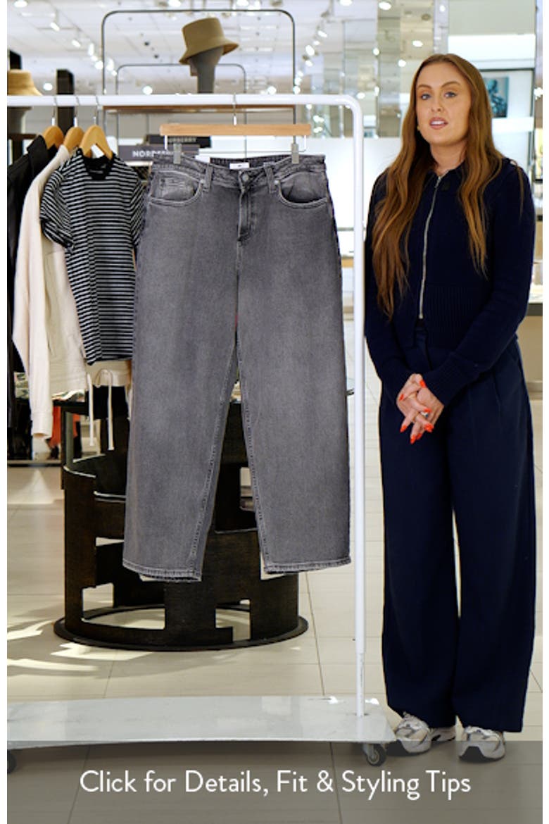 Mid Rise Baggy Barrel Jeans video
