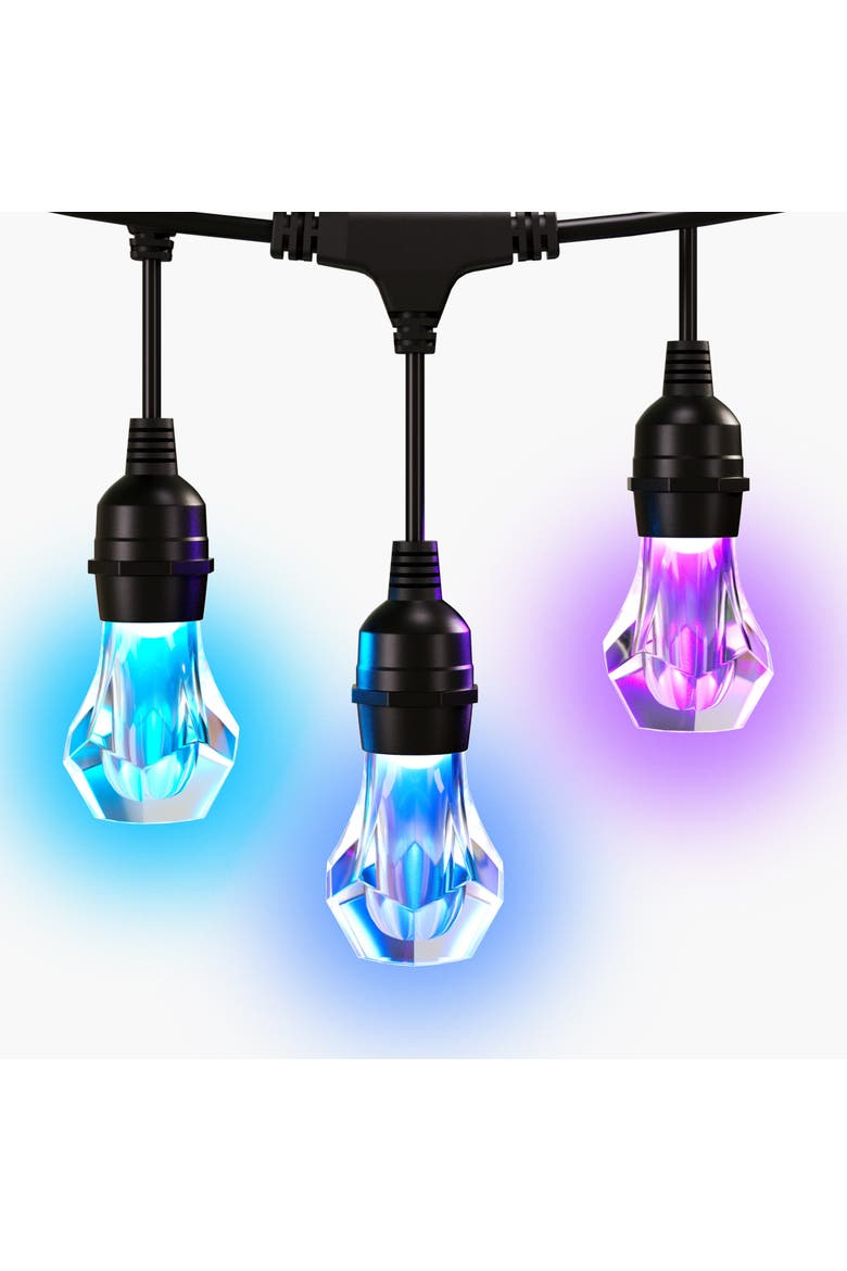 Matter Smart Multicolor Outdoor String Lights Expansion Pack 49ft, Main, color, Multicolor
