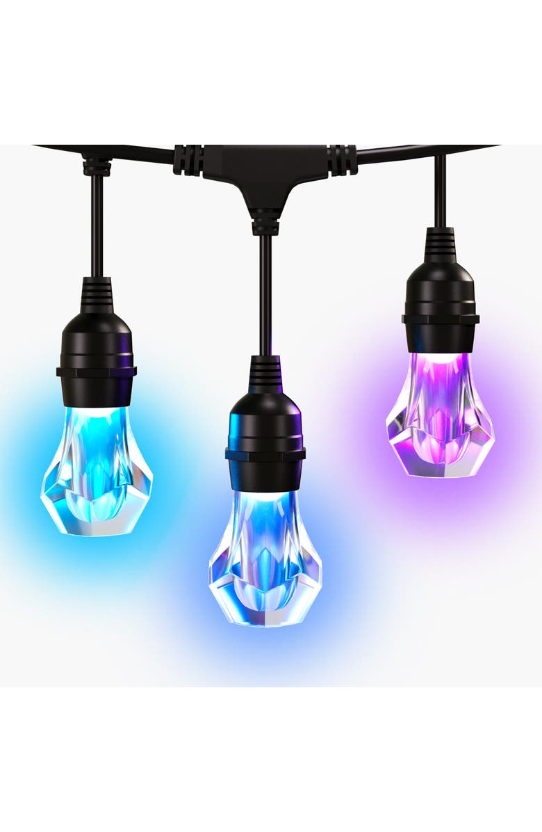 Nanoleaf Matter Smart Multicolor Outdoor String Lights Expansion Pack 49ft, Main, color, Multicolor