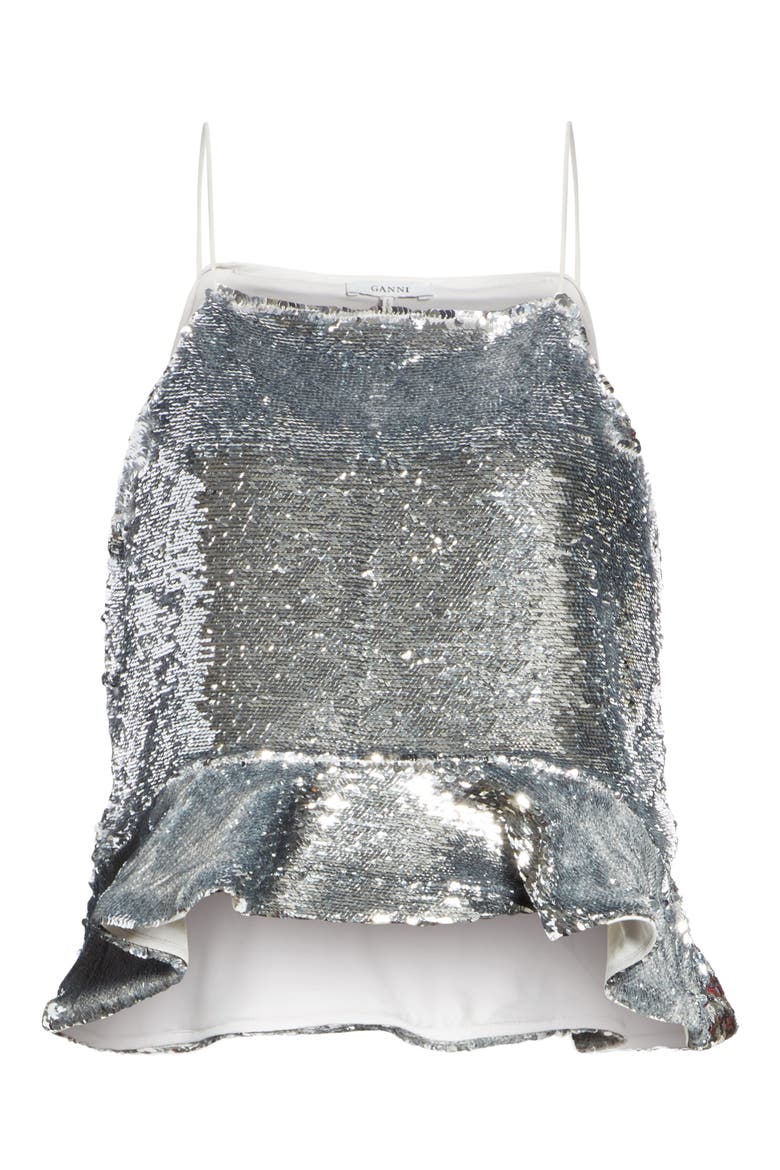 Sequin Top, Alternate, color, SILVER 018