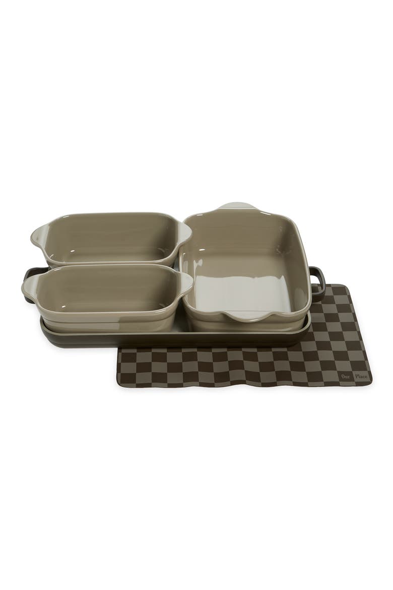 5-Piece Ovenware Set, Main, color, CHAR