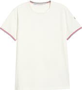 Moncler Tipped Cotton Stretch Jersey T-Shirt