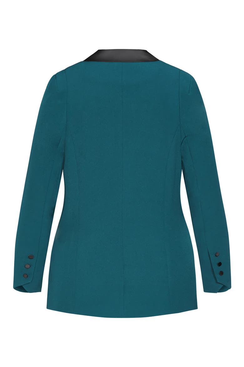 Tuxe Luxe Jacket, Alternate, color, JADE
