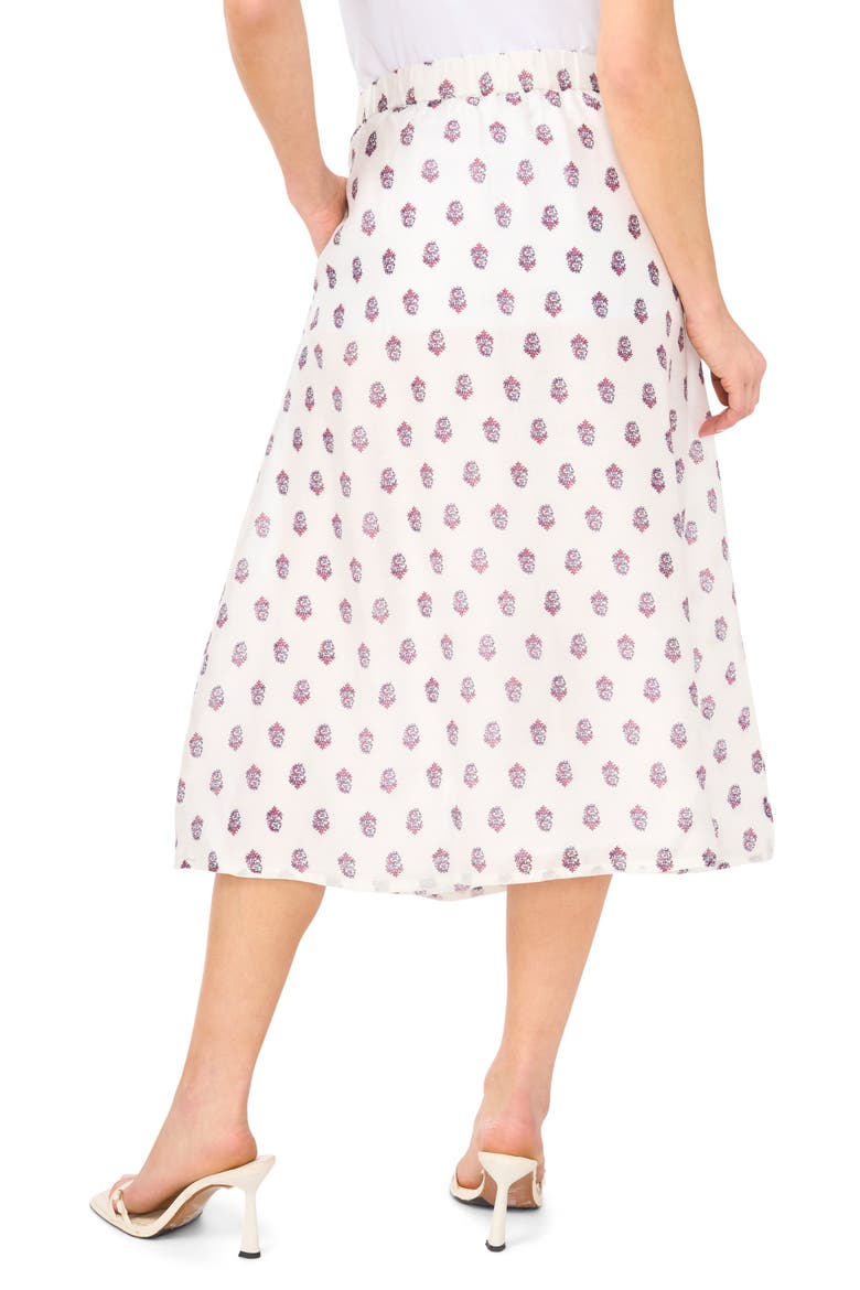Print Midi Skirt, Alternate, color, CALYPSO CORAL