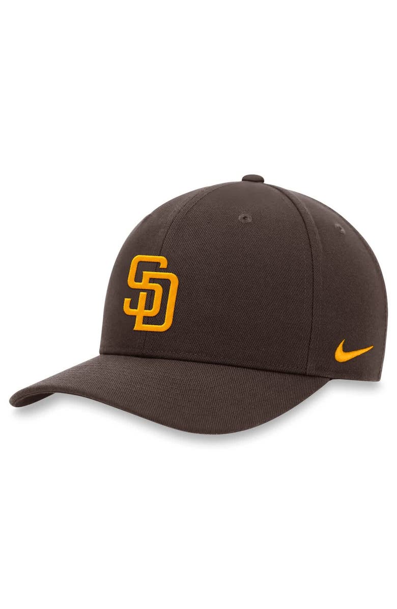 Nike Men's Nike Brown San Diego Padres Performance Club Adjustable Hat, Main, color, Brown