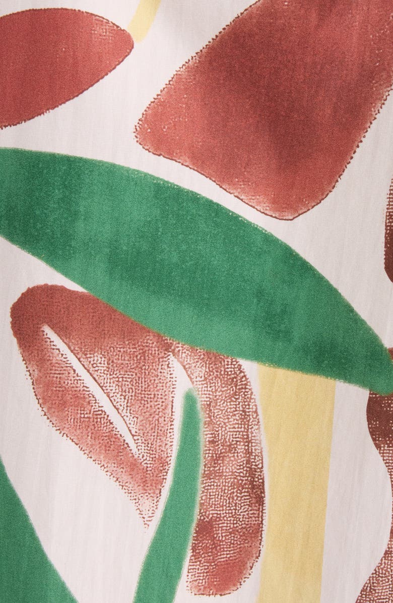 Jacquemus La Chemise Fonccio Abstarct Floral Camp Shirt, Alternate, color, Print Abstract Vegetal Pi