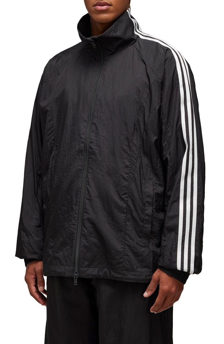 Y-3 3-Stripes Nylon Shell Jacket, Main, color, 
