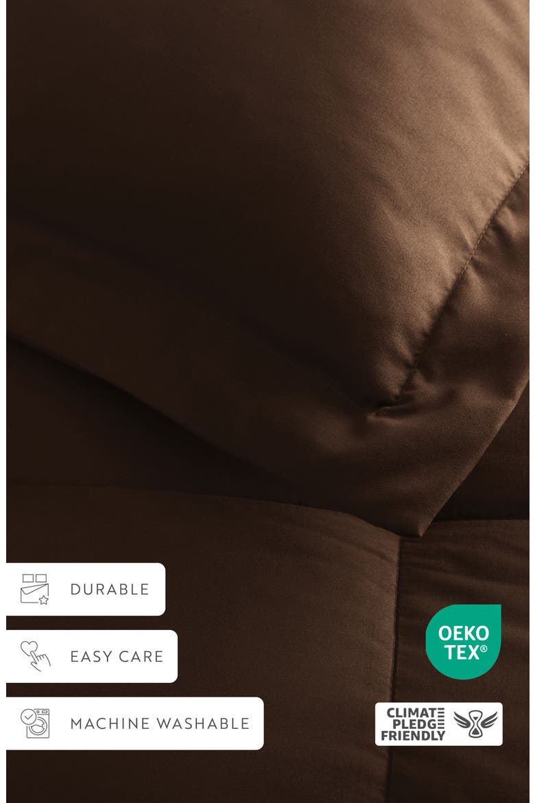 Premium Comforter & Sheet Bed In A Bag Set, Alternate, color, CHOCOLATE
