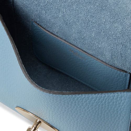 Mulberry Lily Leather Satchel In Brighton Blue