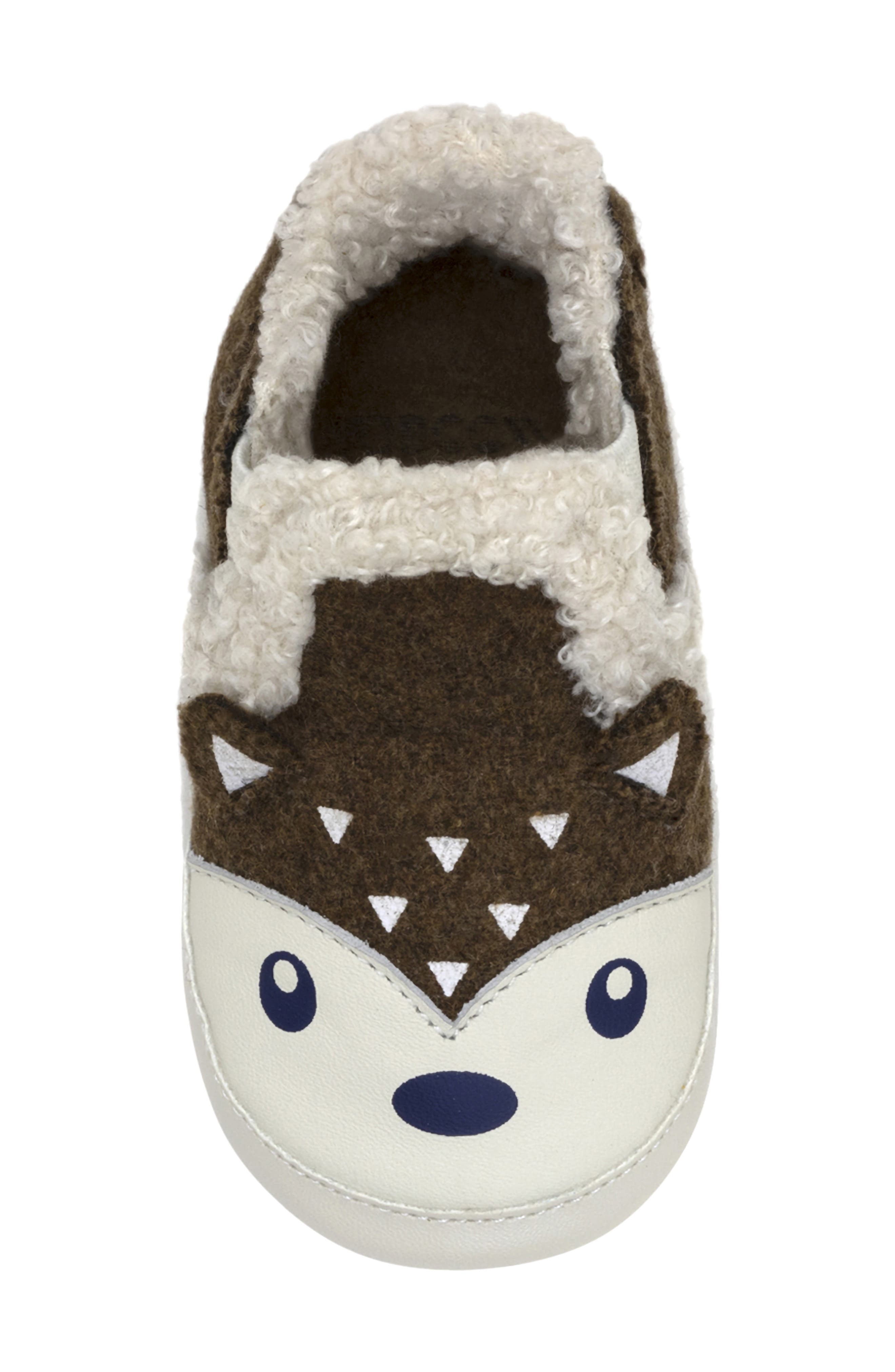 Robeez<sup>®</sup> Brave Fox Slip-On Sneaker, Alternate, color, Camel