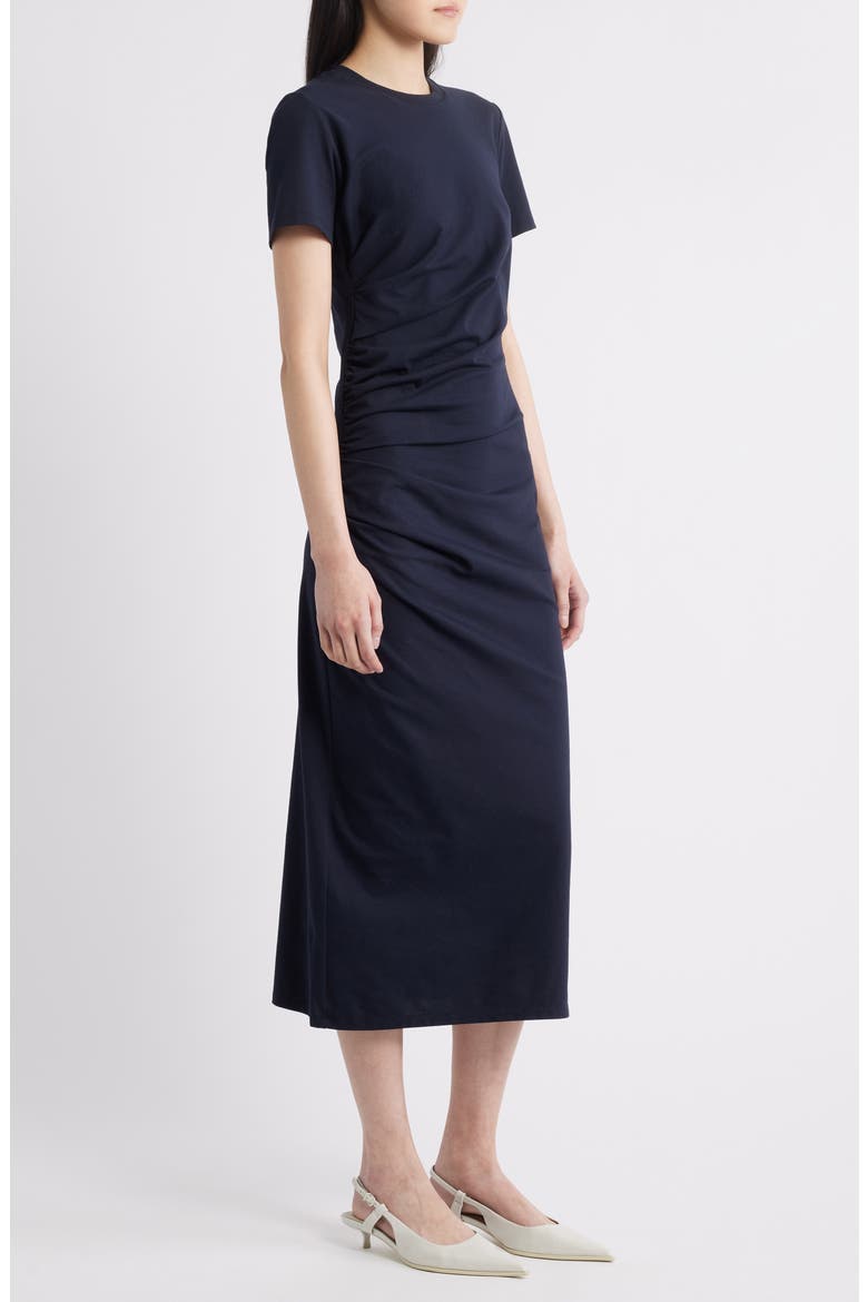 cotton midi t-shirt dress Time and Tru Women's Cotton Midi T-Shirt Dress, Sizes XS-XXXL