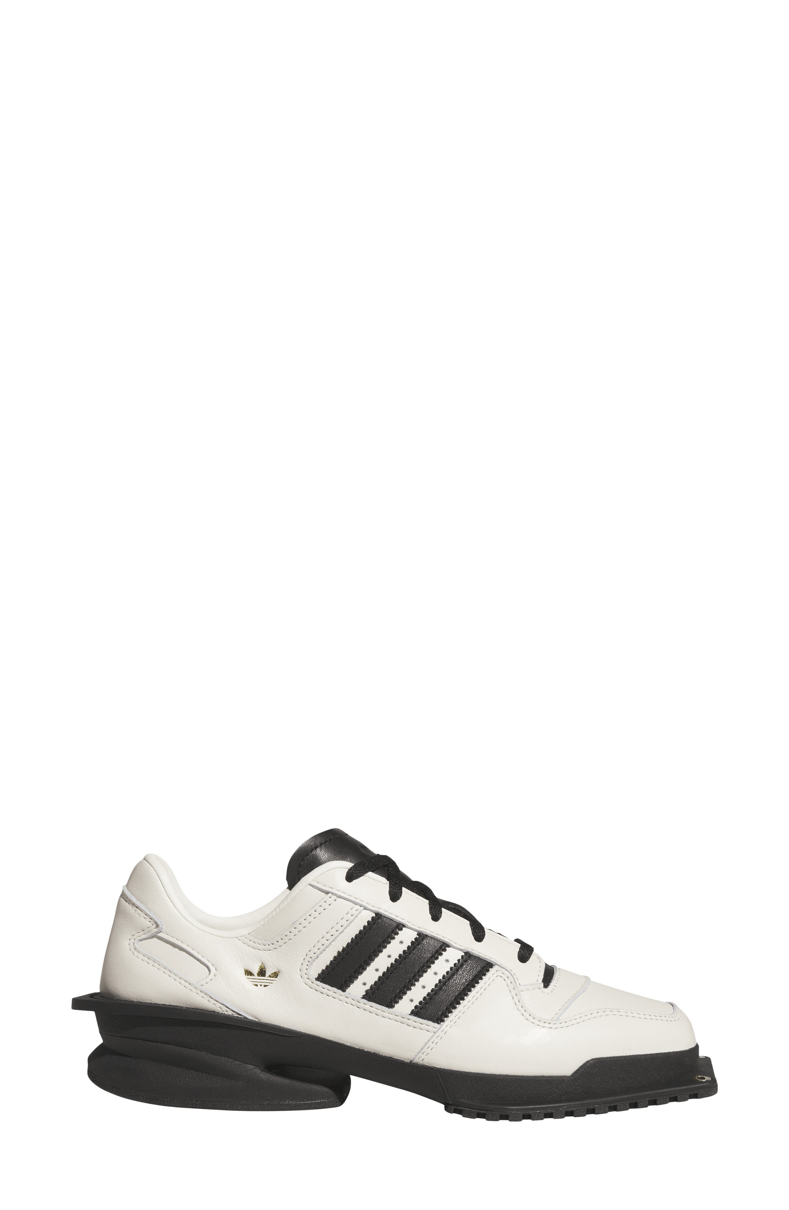 adidas Forum Cubism SQ Sneaker, Alternate, color, Cream White/ Black/ Gold
