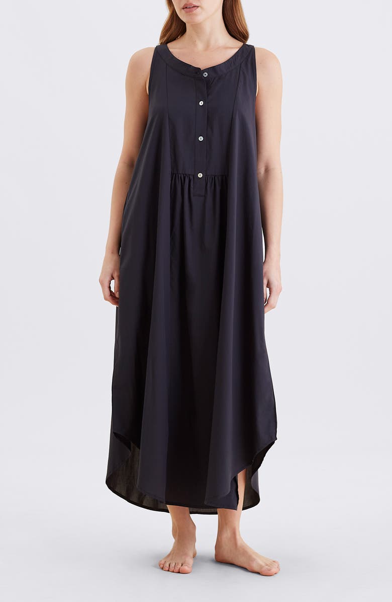 Papinelle Madison Button-Up Maxi Nightgown, Main, color, 