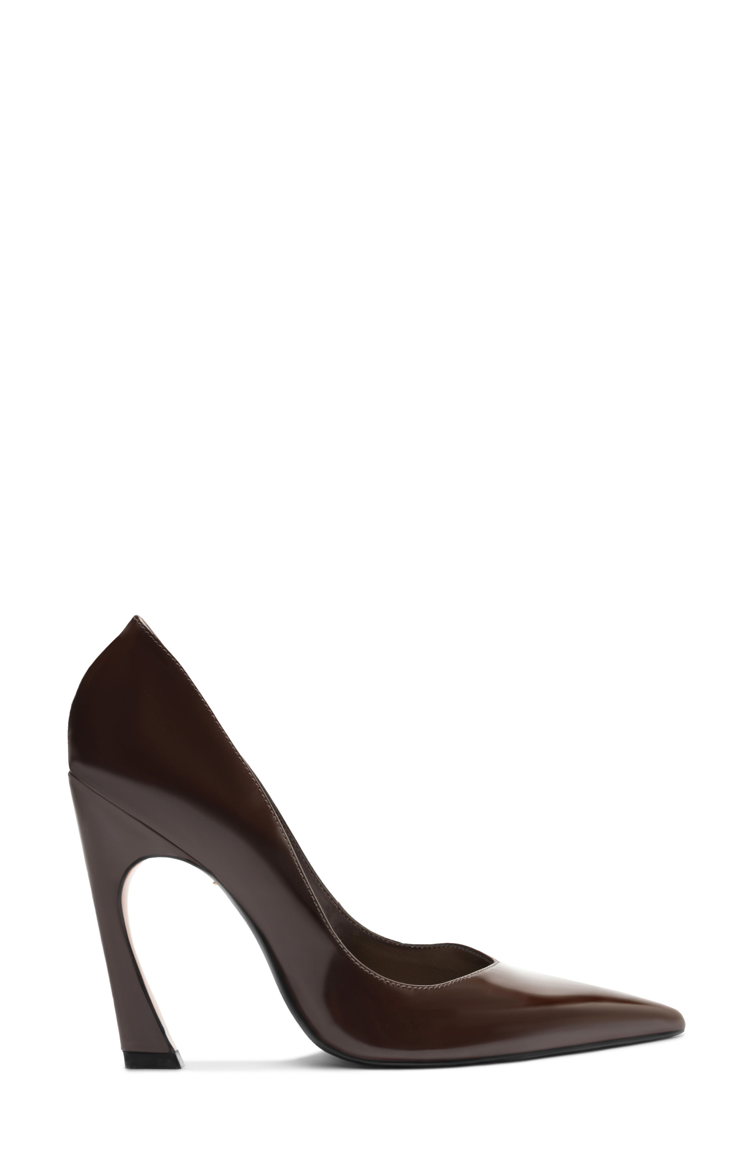 Schutz Lexi Pointed Toe Pump, Alternate, color, Chestnut Brown