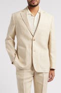 Nordstrom Henrik Trim Fit Solid Italian Linen Suit Separate Jacket