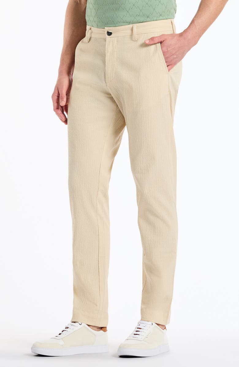 Robert Graham Piers Woven Seersucker Pants, Alternate, color, Tan