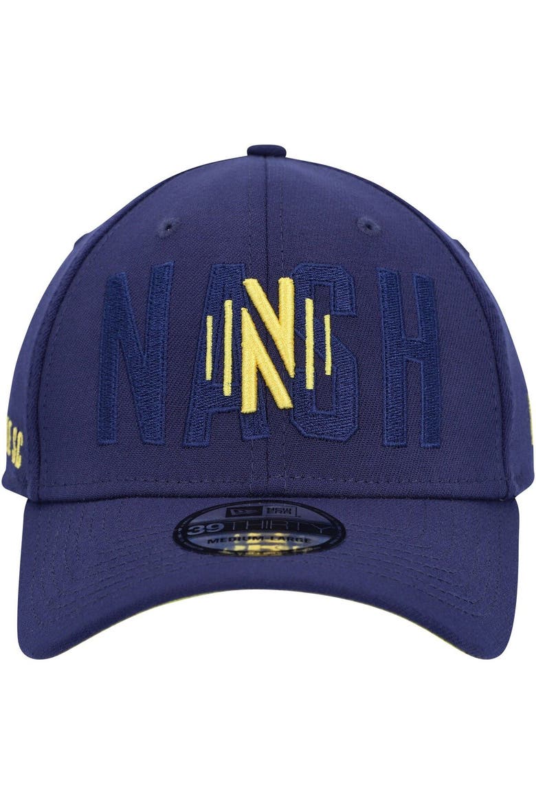 Men's New Era Navy Nashville SC Kick Off 39THIRTY Flex Hat, Alternate, color, Navy