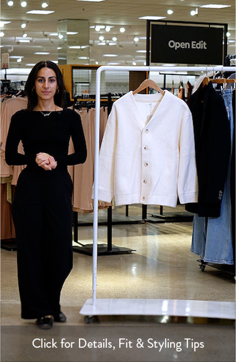 Cotton & Wool Blend Cardigan, sales video thumbnail