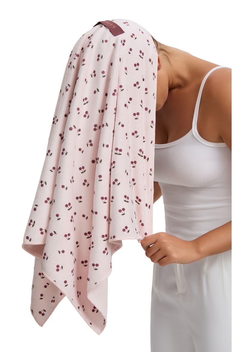 XL Fast-Dried Hair Towel Wrap, Alternate, color, PRINTED