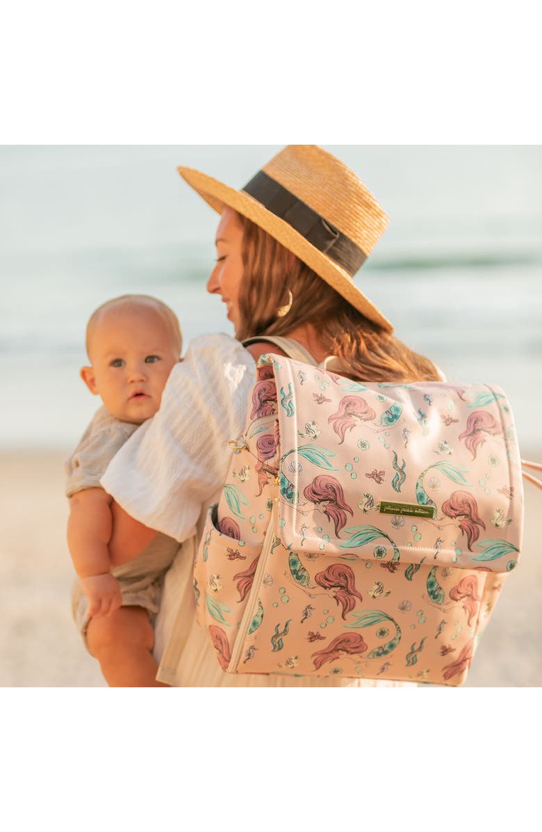 Petunia Pickle Bottom x Disney The Little Mermaid Boxy Water Resistant Backpack, Alternate, color,