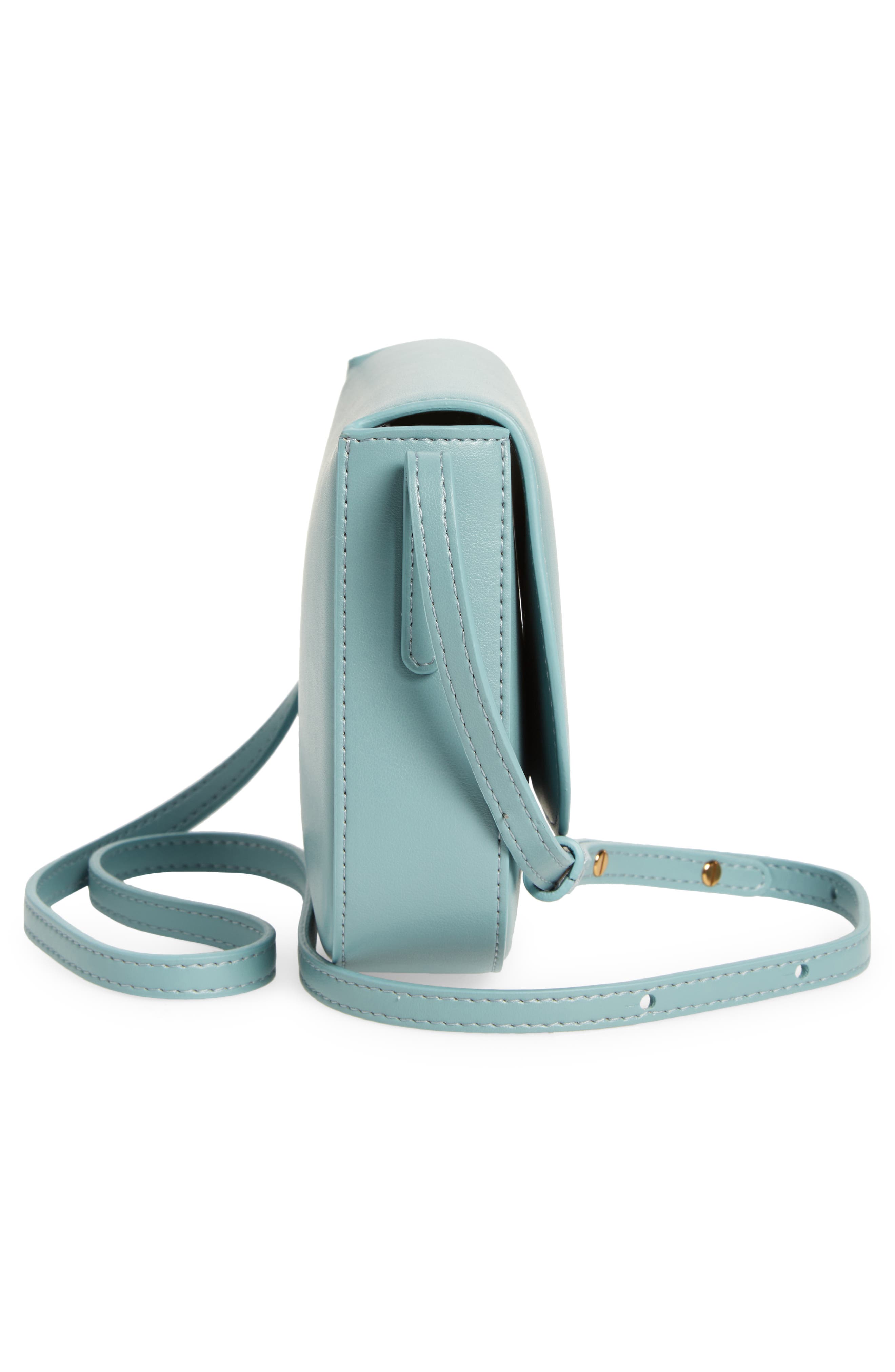 Mansur Gavriel Mini Classic Faux Leather Crossbody Bag, Alternate, color, 