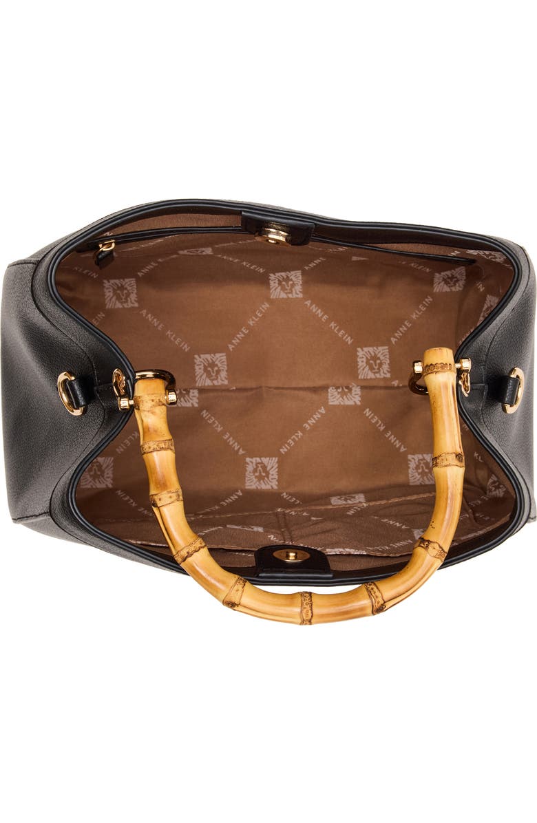 Anne Klein Bamboo Top Handle Satchel, Alternate, color,
