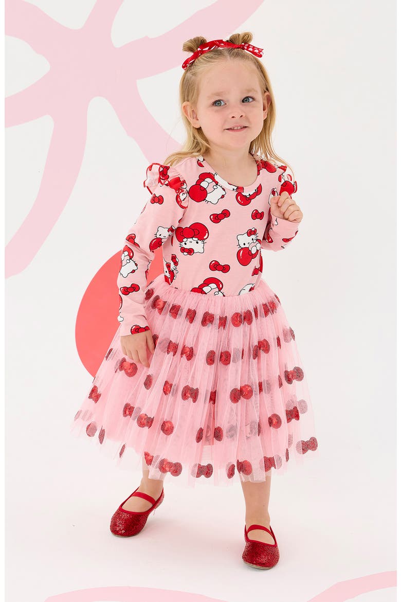 Hello Kitty Tulle Dress, Alternate, color, PINK