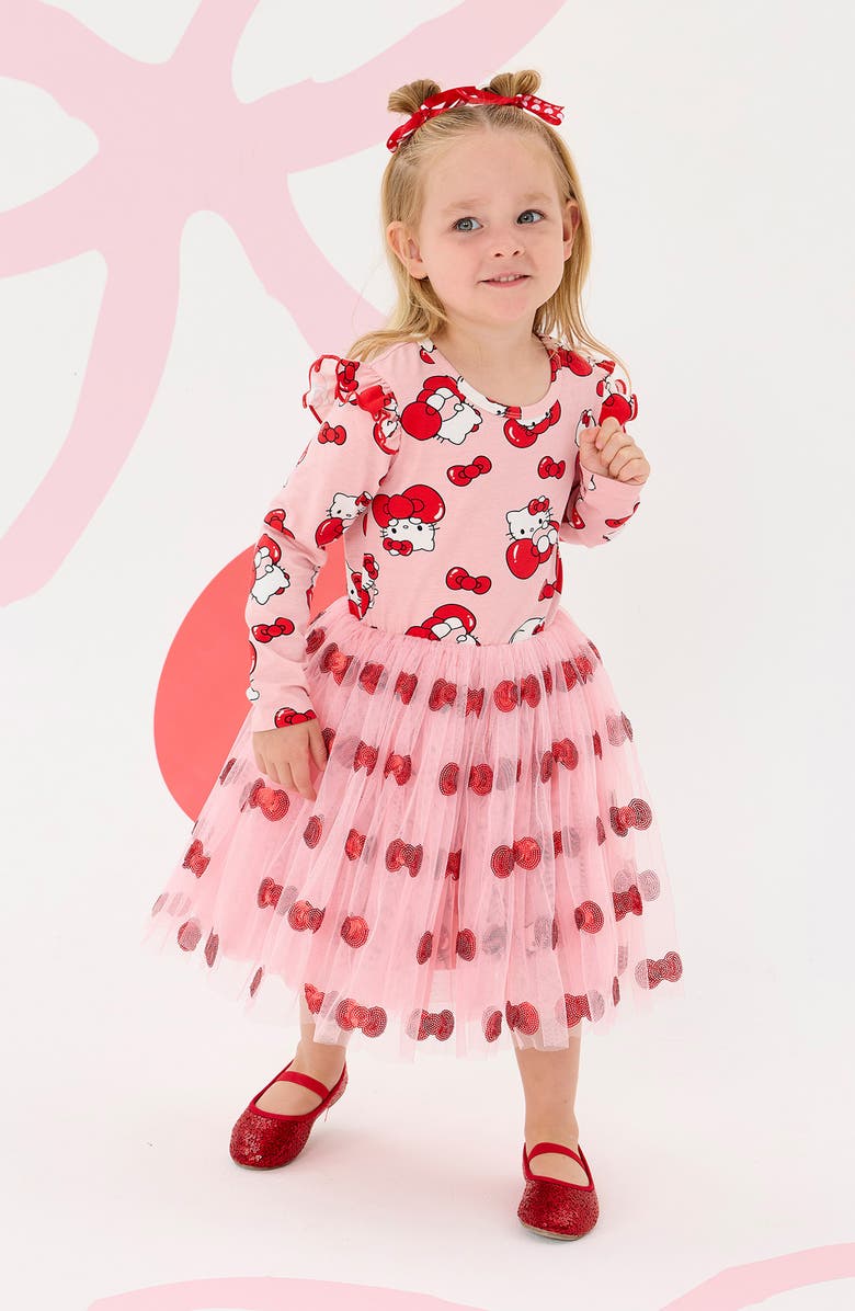 Rock Your Kid Hello Kitty Tulle Dress, Alternate, color, Pink