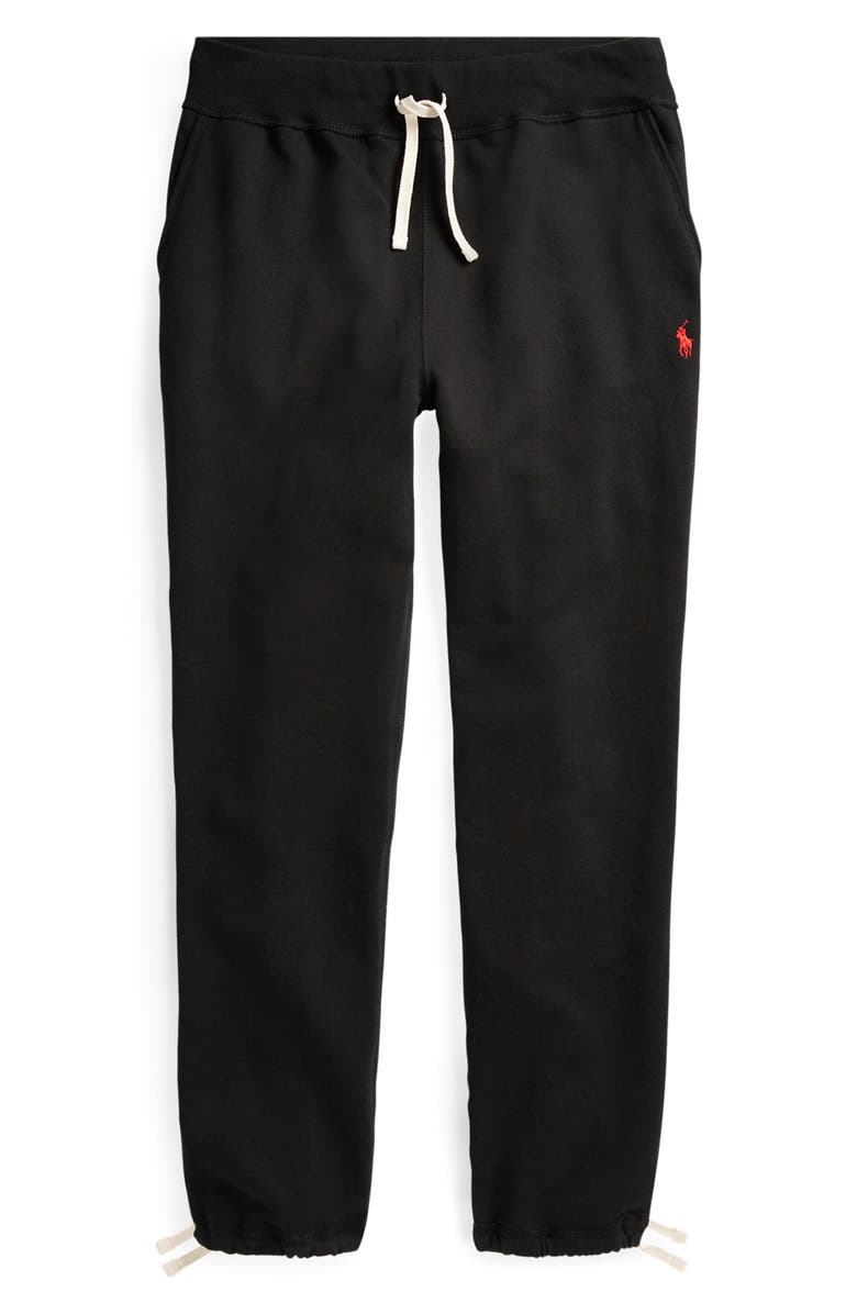 Polo Ralph Lauren Men's Fleece Lounge Pants, Alternate, color, Polo Black