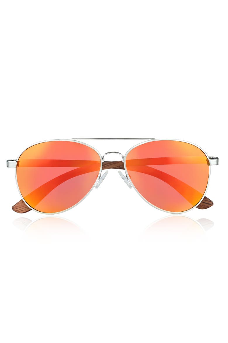 Sayulita Polarized Sunglasses, Alternate, color, Redwood/Blue-Green