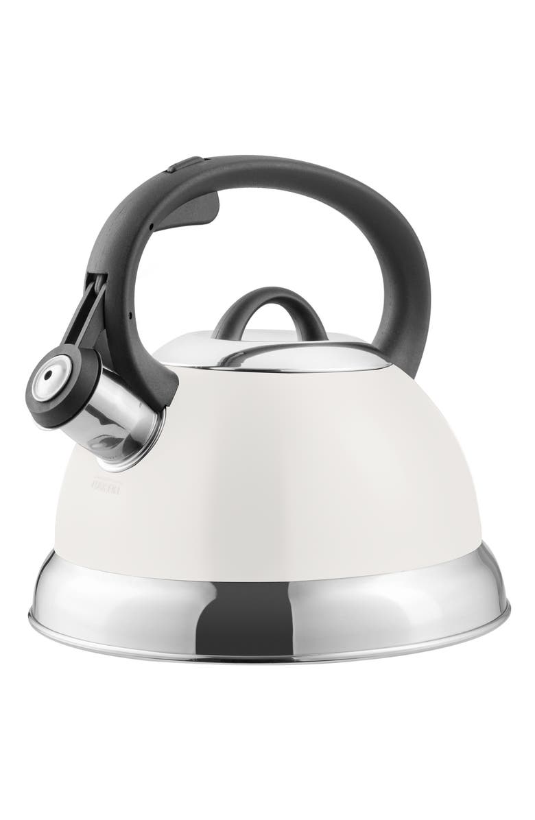 Mr. Coffee Flintshire 1.75 Quart Whistling Tea Kettle, Main, color, White