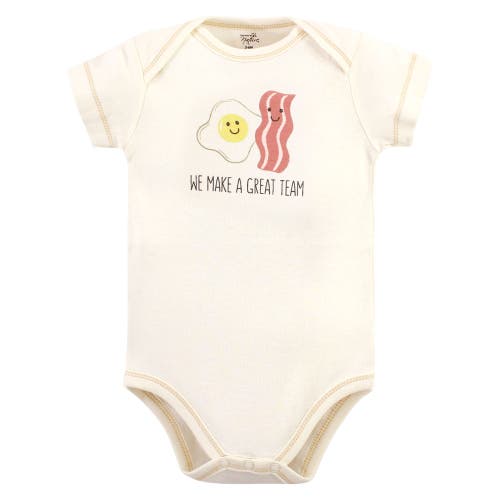 Touched By Nature Organic Cotton Bodysuits In Neutral