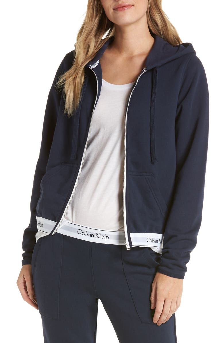 Calvin Klein Lounge Hoodie, Main, color, 