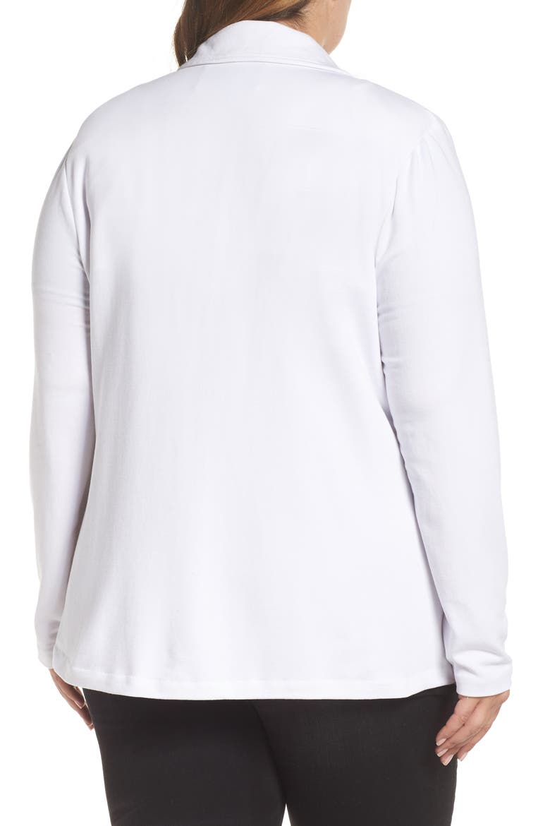 Knit Blazer, Alternate, color, WHITE