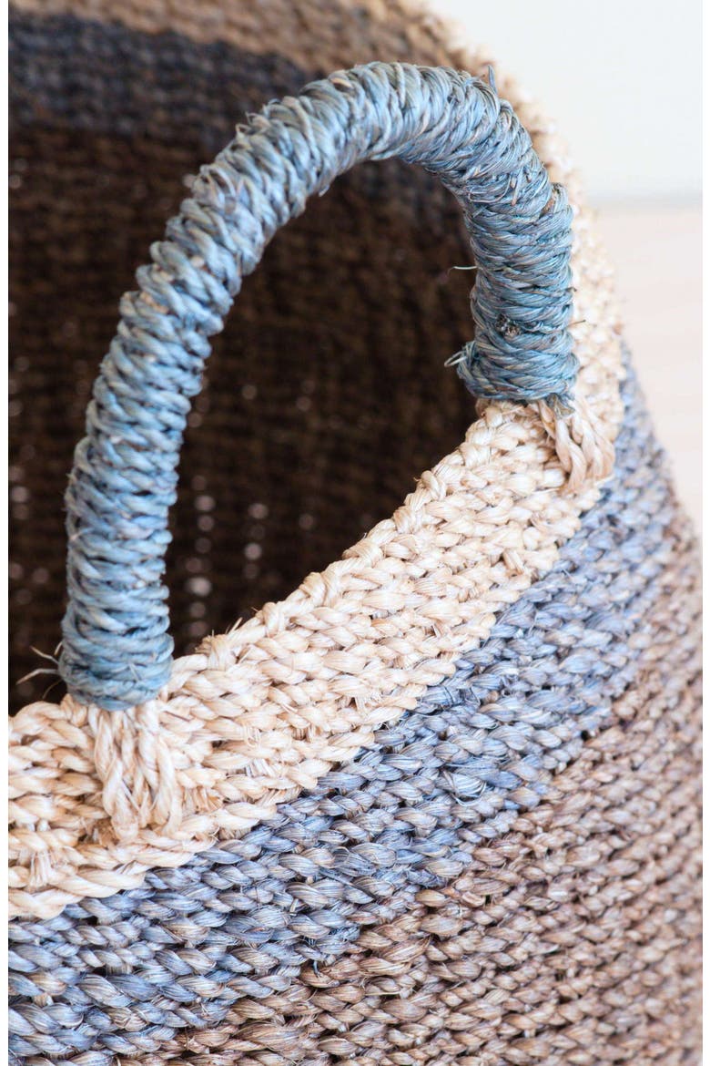 Tabletop Bulge Basket, Alternate, color, Brown