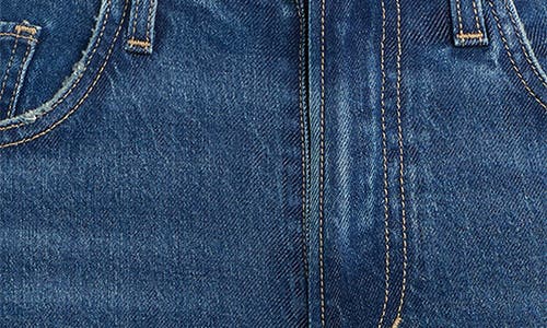 Favorite Daughter The Morgan Shortie High Waist Bootcut Jeans In Blue