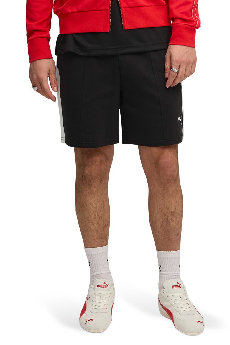 T7 Relaxed Shorts, Main, color, PUMA BLACK