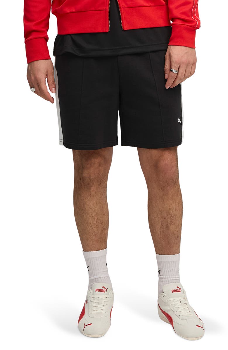 PUMA T7 Relaxed Shorts, Main, color, Puma Black