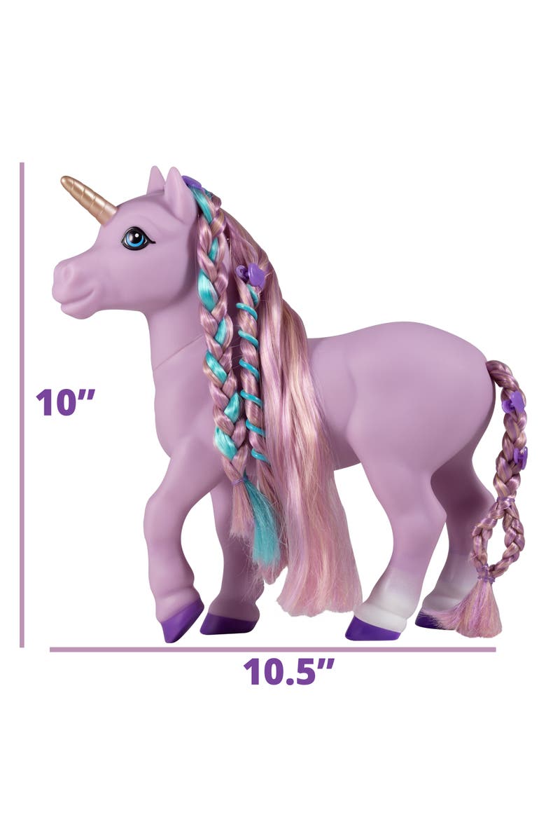Breyer Horses Horses Mane Beauty Styling Unicorn Iris, Alternate, color, Purple
