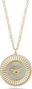 SPHERA MILANO Bee Medallion Necklace