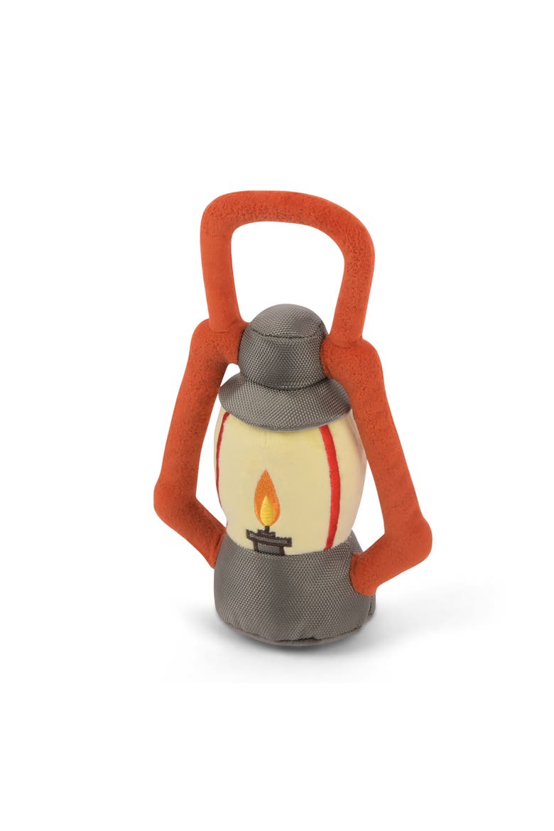 Camp Corbin Pack Leader Lantern, Plush Dog Toy, Squeaker, Crinkle, Alternate, color, Multicolored